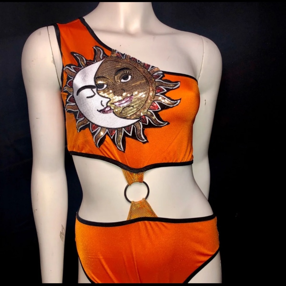 Custom Moon and Sun Rave One-Piece